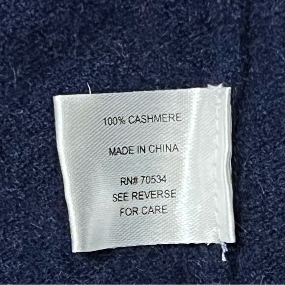 Orvis Men’s Cashmere V-Neck Sweater Blue Pullover Outdoors Quiet Luxury Grandpa - Picture 6 of 6